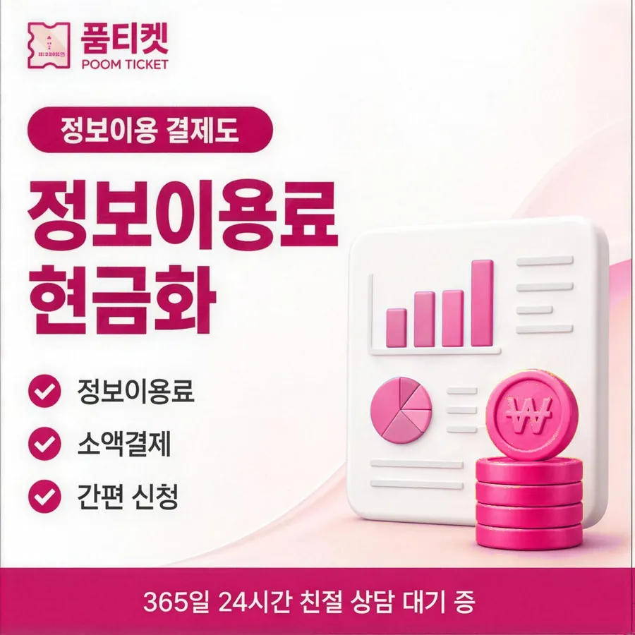 품티켓 SKT 콘텐츠이용료 값이 매겨지는 근거 안내 이미지